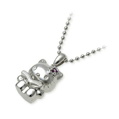 HELLO KITTY Jewel ハローキティジュエル シルバー ネックレス アメジスト ホワイト 20代 30代 彼女 レディース 楽ギフ_包装 smtb-m