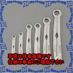 【代引不可】ESCO(エスコ) 6本組 ナットレンチ(ラチェット式) EA605AF-60