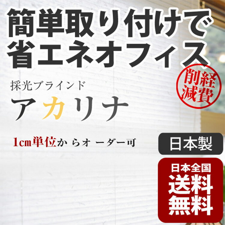 採光ブラインド 『アカリナ』<ヨコ型>1cm単位でオーダー可能!節電・省エネ【送料無料】 幅221~240cm、高さ201~220cm
