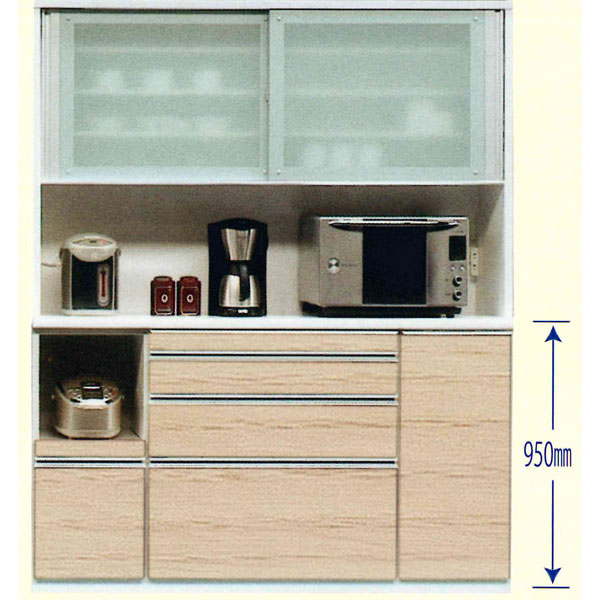 受注生産品 食器棚 完成品レンジボード 170cm幅国産 開梱設置 送料無料