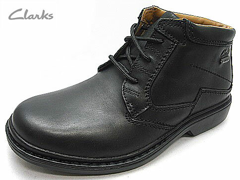 送料無料メンズ 紳士 靴Clarks Rockie Hi GTX クラークス ロッキーハイ GTX透湿防水 ゴアテックスコンフォートブーツ レザー天然皮革 178E ブラック
