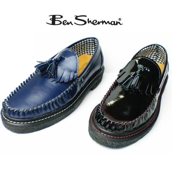 【交換送料無料!】 ベンシャーマン Ben Sherman●Ben Sherman BAKER HUL047【ベンシャーマン ベイカー】ロカビリーなスリッポンシューズメンズ タッセル ローファー【102JIJI-28fphd】