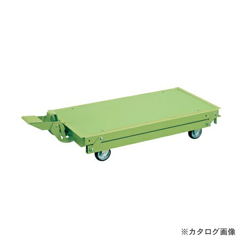 【直送品】サカエ SAKAE 作業台オプションペダル昇降台車 KTW-127DPS