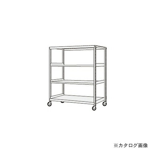 【運賃見積り】【直送品】サカエ SAKAE 中軽量キャスターラック NSR-8744GUJ