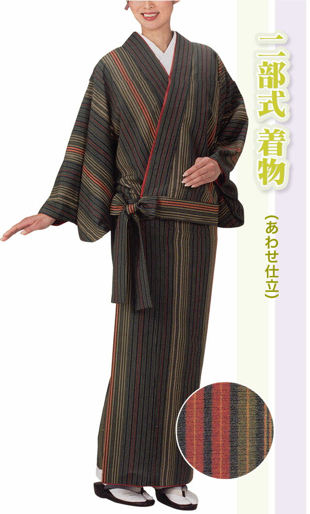 二部式着物(袷仕立て)【桐70861】