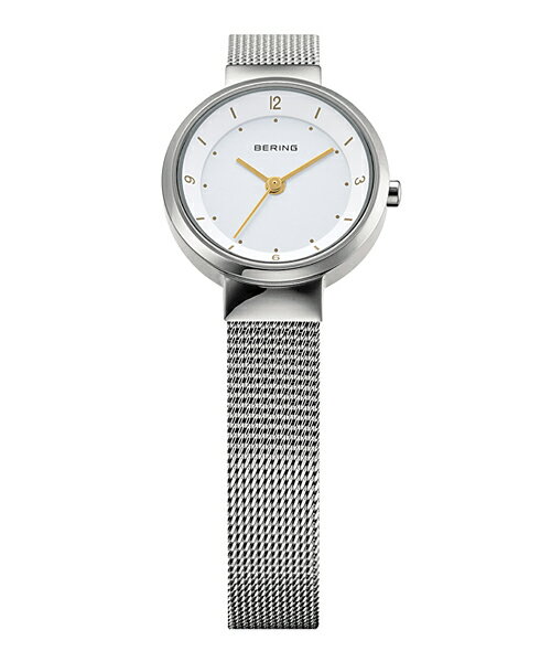 BERING Ladies Solar Mini(14424-001 シルバー×ホワイト)