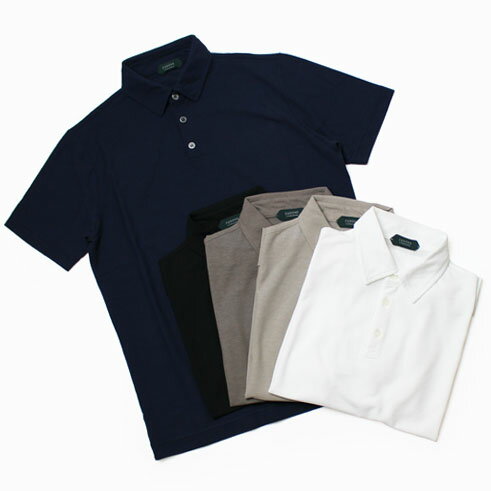 春夏アウトレット【均一SALE】【15000】ZANONE / ザノーネ / アイスコットン ポロシャツ【0001.ホワイト/0015.ブラック/0178.ネイビー/0999.グレージュ/1477.ベージュ】【送料無料】【S15】