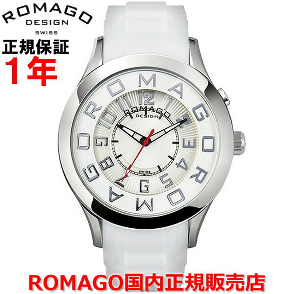 【国内正規品】 ROMAGO DESIGN/ロマゴ デザイン メンズ レディース 腕時計 Attraction/アトラクションシリーズ RM015-0162PL-SVWH 【10P03Dec16】