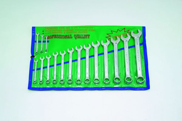 イチネンタスコ TASCO TA734LD 16本組片目片口スパナセット