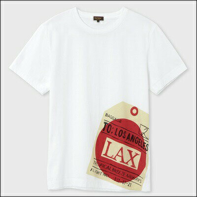 ポールスミス ポール・スミス 正規品 ポールスミス ポール・スミス PAUL SMITH COLLECTION LAタグプリント Tシャツ ホワイト M