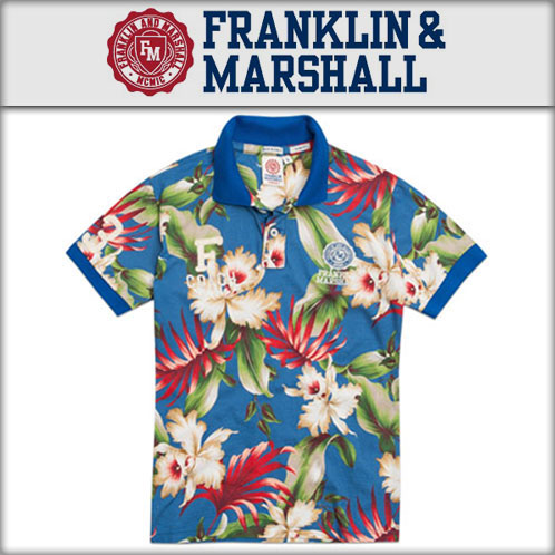 【販売期間 3/2 19:00~3/8 9:59】 フランクリン マーシャル FRANKLIN&MARSHALL 正規販売店 メンズ ポロシャツ フランクリン マーシャル POLO SHIRTS POMVA215