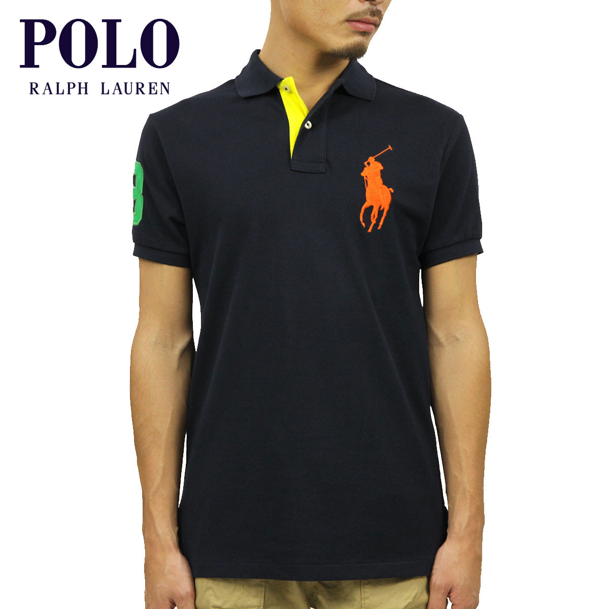 【販売期間 3/2 19:00~3/8 9:59】 ポロ ラルフローレン POLO RALPH LAUREN 正規品 メンズ ポロシャツ CUSTOM-FIT BIG PONY POLO