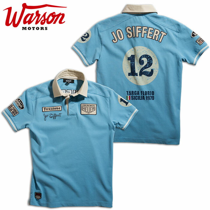 【ワーソンモータース/Warson Motors】Siffert シフェール ポロシャツ メンズ 半袖 ポロシャツ F1【ホワイトデー プレゼント ギフト】