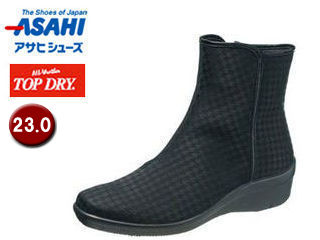 ASAHI/アサヒシューズ AF39299 TDY39-29 トップドライ レインブーツ レディース 【23.0】 (ブラック柄)
