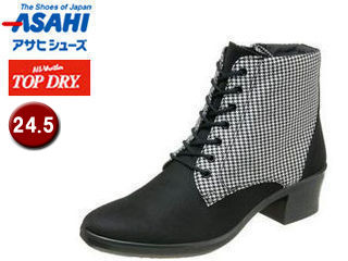ASAHI/アサヒシューズ AF39249 TDY39-24 トップドライ ショートブーツ レディース 【24.5】 (チドリ)