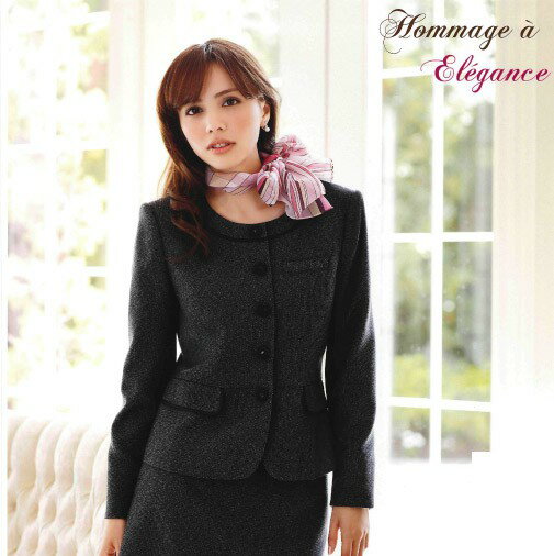 SA212J 美形ジャケット 神馬本店(selectstage)事務服・制服【メーカーカタログより40%OFF】5号~15号 ポリエステル100%