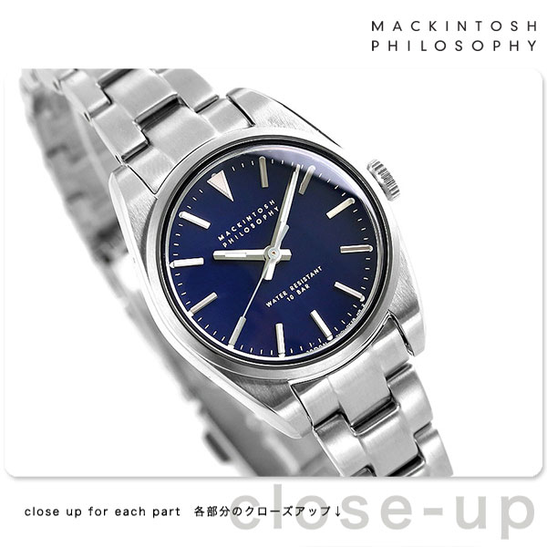 マッキントッシュ フィロソフィー クオーツ 腕時計 FDAT980 MACKINTOSH PHILOSOPHY ネイビー