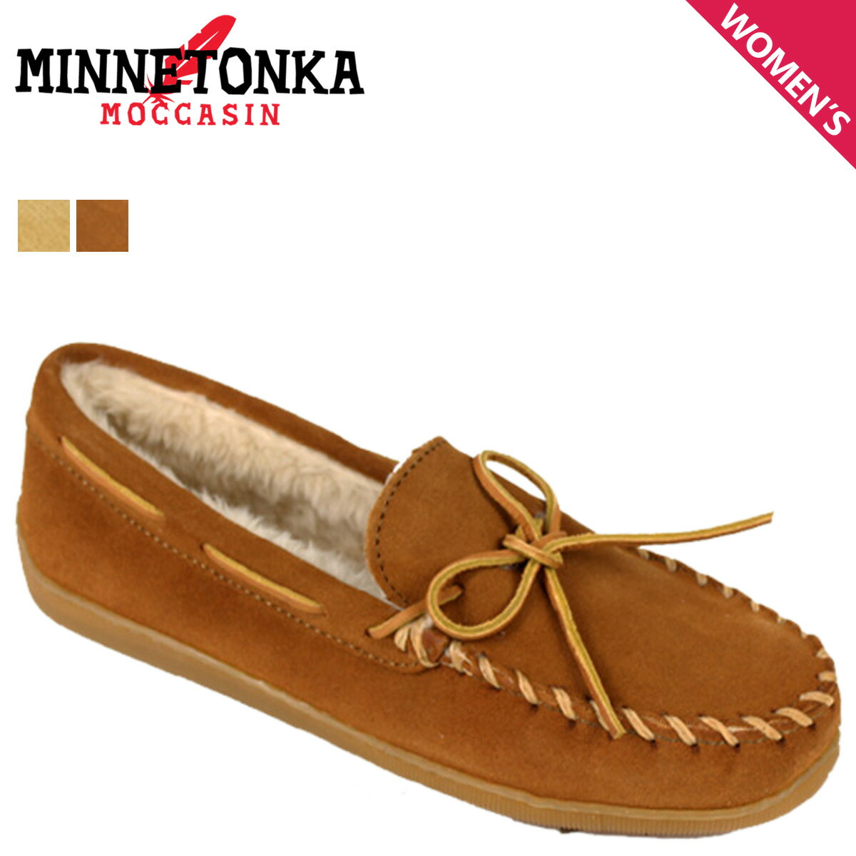 MINNETONKA ミネトンカ モカシン パイル ラインド ハードソール PILE LINED HARDSOLE レディース