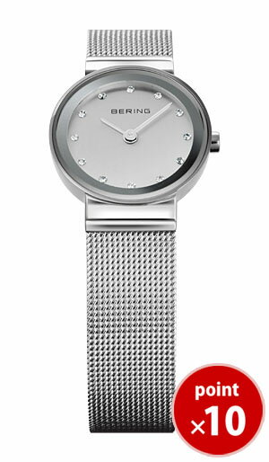 ベーリング BERING レディース 腕時計 10122-000 クラシックカービングメッシュ スワロフスキー SSメッシュベルト 【正規品】【送料無料】