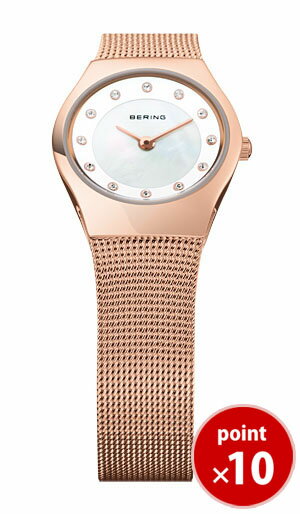 ベーリング BERING レディース 腕時計 11923-366 クラシックカービングメッシュ スワロフスキー SSメッシュベルト 【正規品】【送料無料】