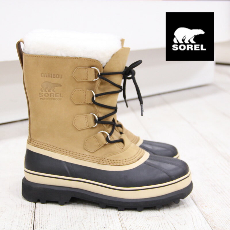 【 ポイント10倍 】 正規品 SOREL CARIBOU NM1000-281 BUFF ソレル カリブー メンズ スノーブーツ MENS BOOTS