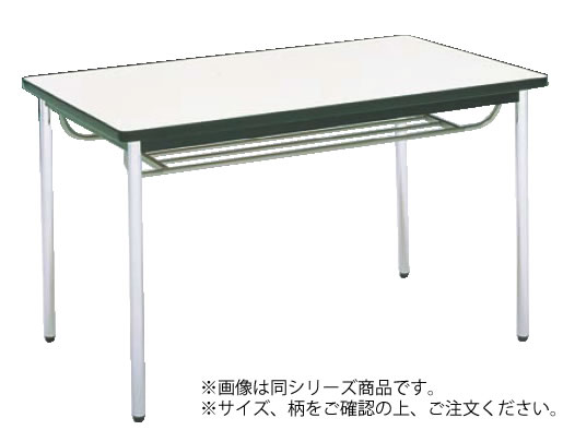 テーブル(棚付) MT2716 (C)ホワイト【代引き不可】【会議室テーブル】【食堂用テーブル】【会議テーブル】【業務用】