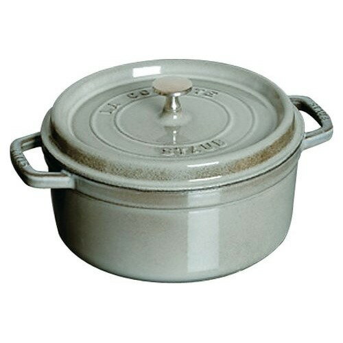 【新品/取寄品】【通販限定】staub ピコ・ココットラウンド 20cm グレー