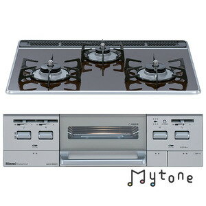 〔送料無料(沖縄・離島・北海道を除く)〕【リンナイ】ビルトインガスコンロ Mytoneプラス パールクリスタル ショコラ 60cmタイプRS38W7K10R