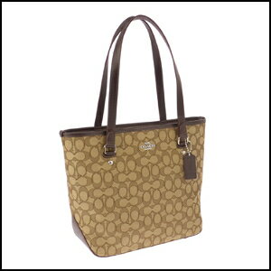 【あす楽対応】 COACH コーチ アウトレット シグネチャー ジップ トップ レディース トート バッグ F55364 SVLHK