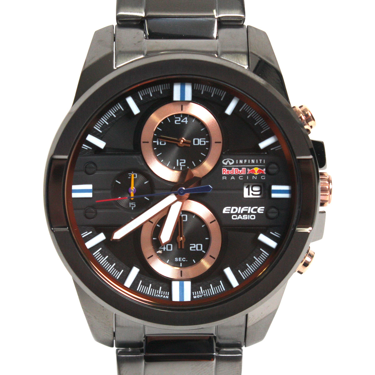 【送料無料】CASIO カシオ 腕時計 EFR-543RBM-1ADR EDIFICE エディフィス クロノグラフ ブラック×ガンメタル 海外モデル