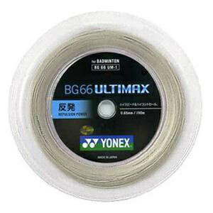 ヨネックスYONEXバドミントンガット・ストリングBG66アルティマックス BG66ULTIMAX 【ロール200m】BG66UMー2【バドミントン ガットロール】 badminton バトミントン