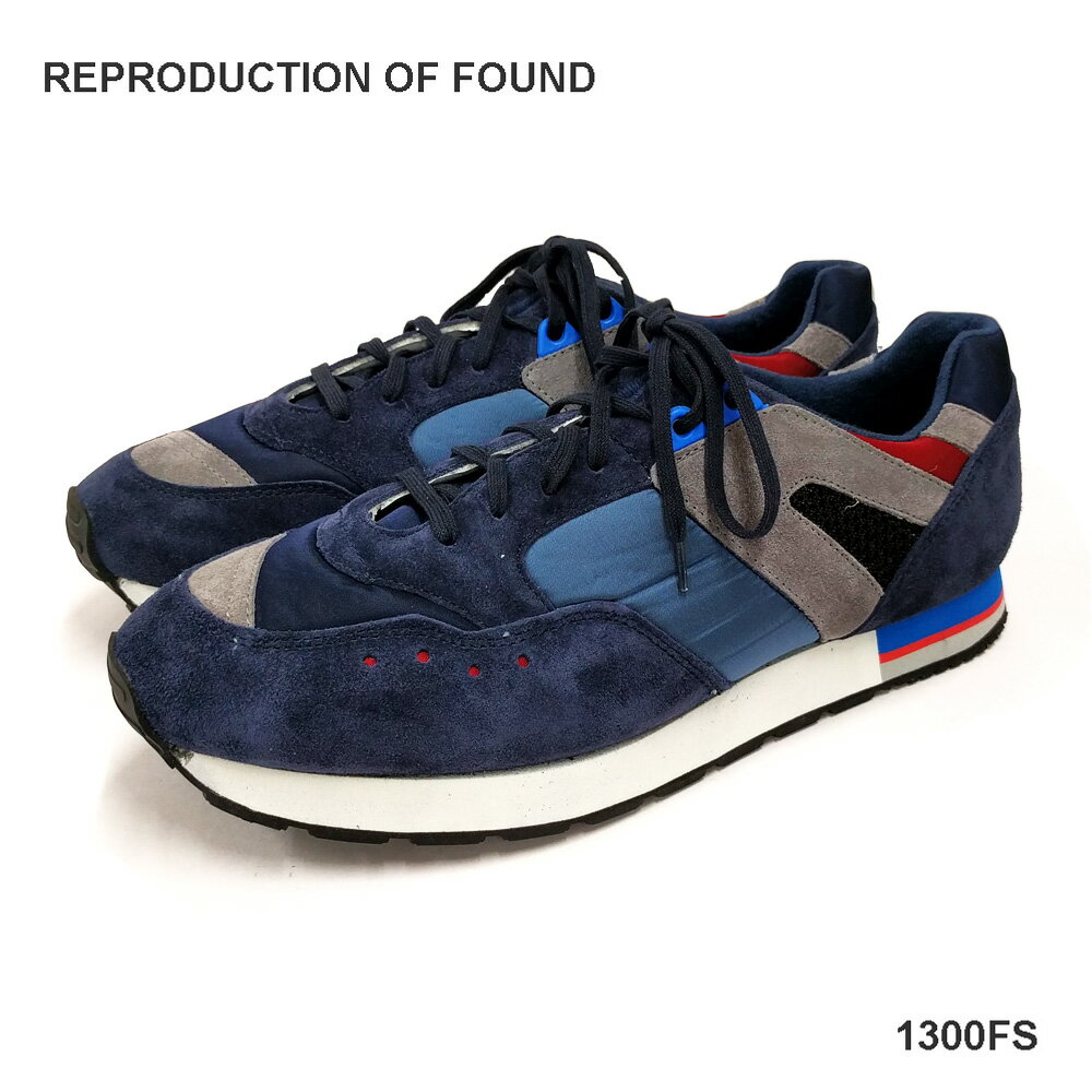 【REPRODUCTION OF FOUND リプロダクション オブ ファウンド】1990s French Trainer フレンチトレーナー(1300FS) NAVY ネイビー スニーカー【正規代理店商品】メンズシューズ カジュアル 靴【02P05Nov16】