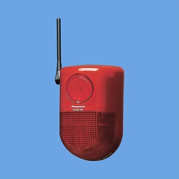 ワイヤレス警報ランプ付ブザー受信器(屋側用)<防災・防犯・セキュリティ・センサー・チャイム・警報> ECD6130K 【ポイント10倍】