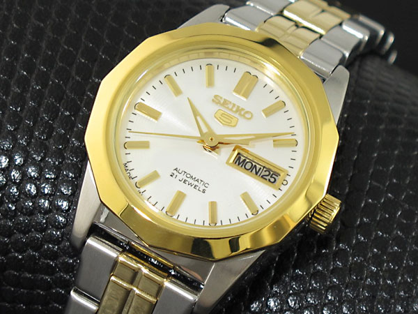 セイコー5 SEIKO ファイブ ドレス 腕時計 自動巻き レディース SYMH64J1【楽ギフ_包装】H2