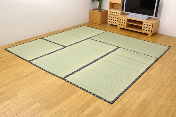 純国産 糸引織 い草上敷 『日本の暮らし』 本間4.5畳(約286×286cm)【送料無料】【代引き不可】