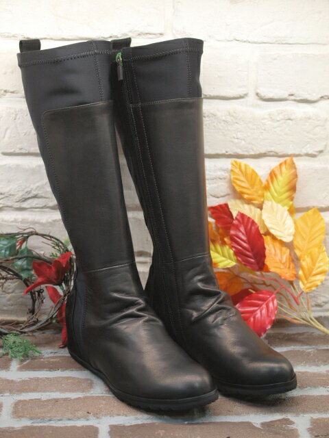 SALE!20%OFF!【FIZZ REEN】ストレッチロングブーツ 1454【BL・DBR】