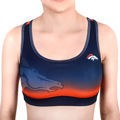 【Denver Broncos Women's NFL Gradient Sports Bra】 b00tikdhxu