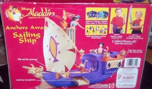 【Disney's Aladdin Anchors Away Sailing Ship Playset】 b004scwuf4
