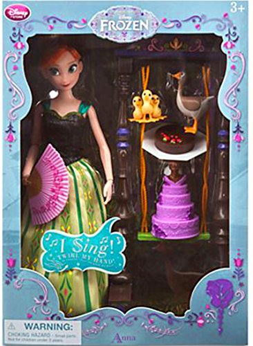 【送料無料】【アナと雪の女王 ディズニストア アナ デラックス シンギングドール セット Disney Frozen Anna Deluxe Singing Doll Set】 b00r3kog0a