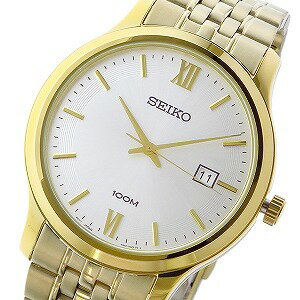 セイコー SEIKO クラシック クオーツ メンズ 腕時計 SUR224P1 ホワイトシルバー
