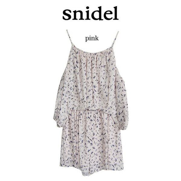 SALE40%OFF snidel スナイデル プリントアメスリロンパース swfo162024(ポイント2倍 19日23:59まで)