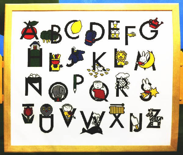 【DM便対応】Pako クロスステッチ ABC DICK BRUNA エー・ビー・シー・ディック・ブルーナ キット 刺しゅう オランダ Dick Bruna ディック・ブルーナ Aida キャラクター Artikel nr.219.249
