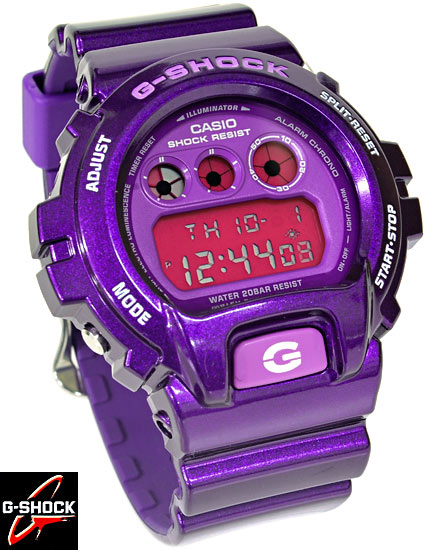 カシオ CASIO G-SHOCK Gショック ジーショック 腕時計 メンズ Crazy Colors クレイジーカラーズ DW-6900CC-6DR パープル 【男性用腕時計 スポーツ アウトドア リストウォッチ ランキング ブランド 防水 カラフル】【着後レビューを書いて1000円OFFクーポンGET】