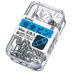 (まとめ) ソニック 安全ピン 38mm AZ-863 1パック(30本) 【×40セット】