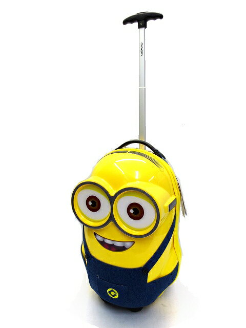 未使用品 ミニオンズ MINIONS デニム 3D 立体 トラベル キャリーケース キャリーバッグ ボストンバッグ カジュアルスーツケース 軽量 丈夫 旅行 機内持ち込みOK キッズ レディース メンズ お子様 兼用 【中古】【ベクトル 古着】 171228 ベクトル 新都リユース