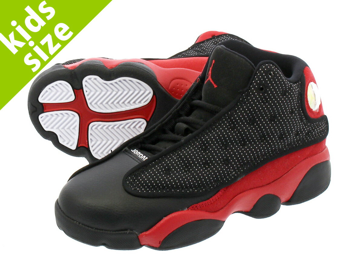 【キッズサイズ】【16-22cm】 NIKE AIR JORDAN 13 RETRO BP ナイキ エア ジョーダン 13 レトロ BP BLACK/TRUE RED/WHITE