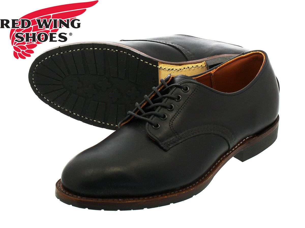 RED WING BECKMAN OXFORD レッドウイング ベックマン オックスフォード BLACK FEATHERSTONE LEATHER 【Dワイズ】