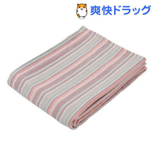 ムースパフ ガーゼケット インナーパイル ピンク シングルサイズ FR07121014P(1枚入)【送料無料】