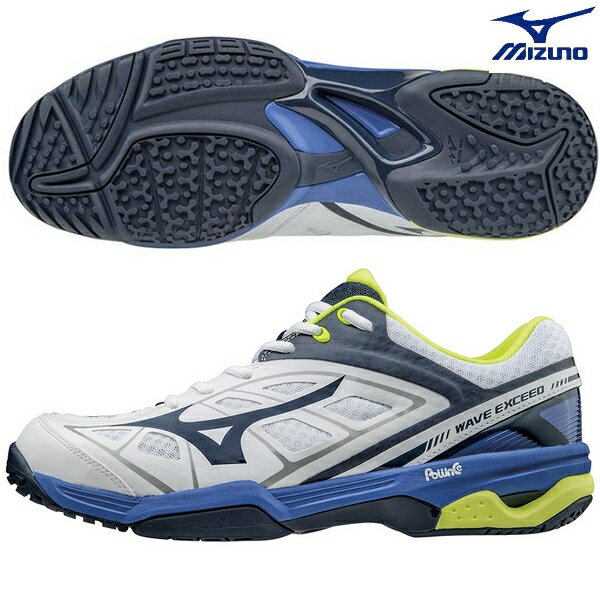 【MIZUNO-ミズノ】 ウエーブエクシード SLIM OC 砂入り人工芝・クレーコート用 【テニス/ソフトテニスシューズ】