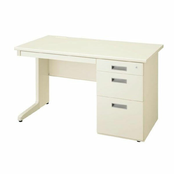 家具/収納 SEIKO FAMILY(生興) 日本製 LCSシリーズ(ニューグレータイプ) W1000 片袖机 LCS-107CG
